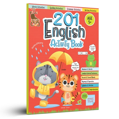 201 English Activity Book: Fun Activities and Grammar Exercises by Wonder House Books