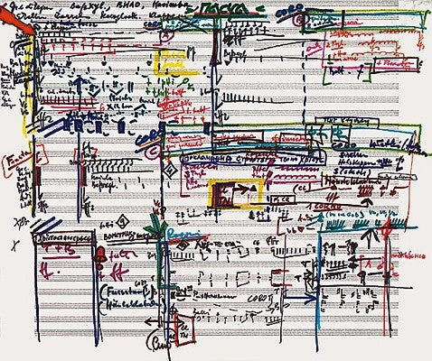 Skizzenmappe (Color Facsimiles) by Penderecki, Krzysztof