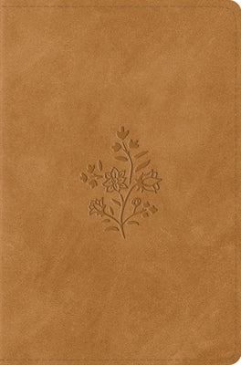 ESV Compact Bible (Trutone, Nubuck Caramel, Wildflower Design) by Esv Bibles