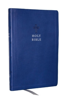 KJV Holy Bible, Value Ultra Thinline, Blue Leathersoft, Red Letter, Comfort Print by Thomas Nelson