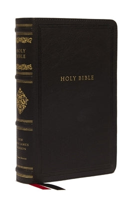 NKJV Large Print Reference Bible, Black Leathersoft, Red Letter, Comfort Print, Thumb Indexed (Sovereign Collection): Holy Bible, New King James Versi by Thomas Nelson