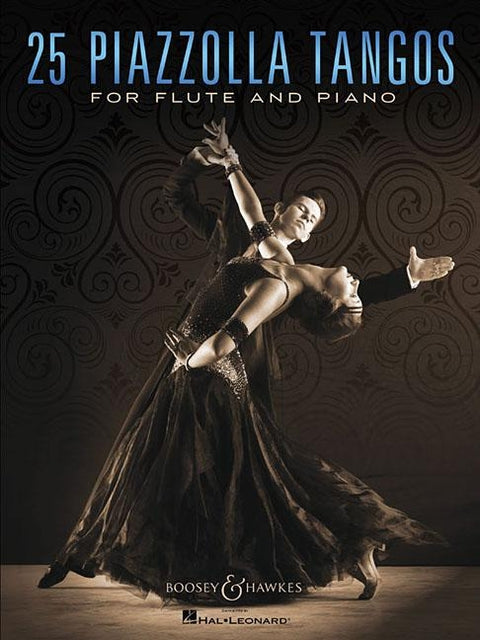 25 Piazzolla Tangos for Flute and Piano by Piazzolla, Astor