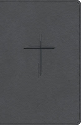 CSB Personal Size Giant Print Bible, Digital Study Edition, Charcoal Suedesoft Leathertouch by Csb Bibles by Holman