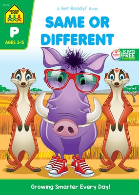 School Zone Same or Different Workbook by Zone, School