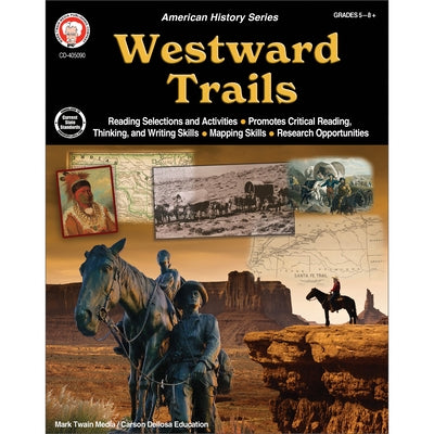 American History Series Westward Trails Workbook, Grades 5 - 12 by Barden, Cindy