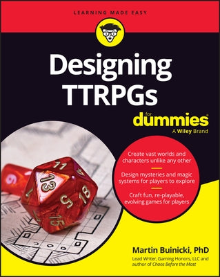 Designing Ttrpgs for Dummies by Buinicki, Martin