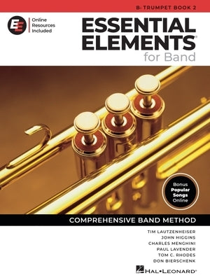 Essential Elements for Band - BB Trumpet Book 2 with Online Audio and Video by Lautzenheiser, Tim