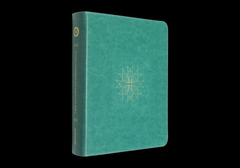 ESV Single Column Journaling Bible (Trutone, Teal, Resplendent Cross Design) by 