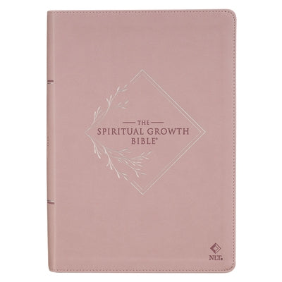 Nlt, the Spiritual Growth Bible Faux Leather, Lavender by Christian Art Gifts