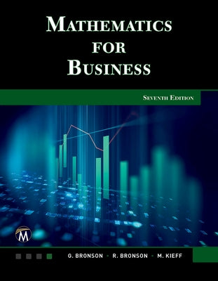 Mathematics for Business by Bronson, Gary