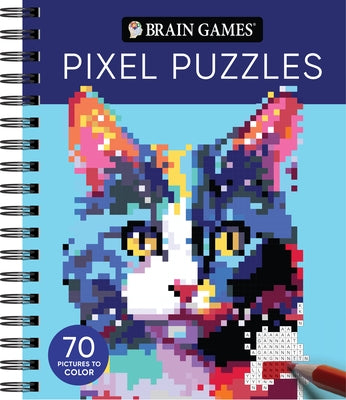 Brain Games - Pixel Puzzles: 70 Pictures to Color by Publications International Ltd
