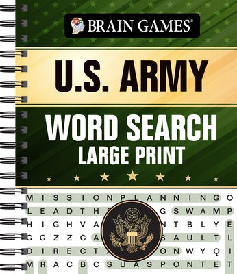Brain Games - U.S. Army Word Search - Large Print by Publications International Ltd