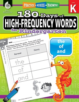 180 Days(tm) High-Frequency Words for Kindergarten: Practice, Assess, Diagnose by Hathaway, Jesse