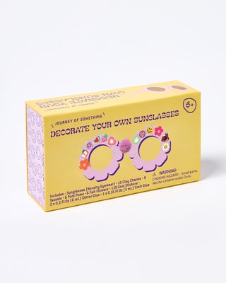 Decorate Your Own Flower Sunglasses Kit - DIY Kids' Craft Set - Kids Ages 5+ by Journey of Something