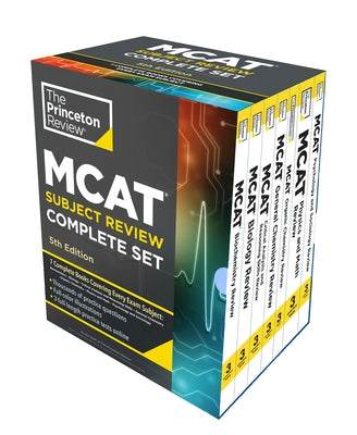 Princeton Review MCAT Subject Review Complete Box Set, 5th Edition: 7 Complete Books + 3 Online Practice Tests by The Princeton Review