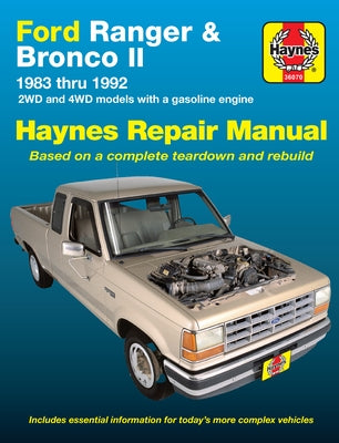 Ford Ranger Pick-Ups & Bronco II 1983-92 by Haynes, J. H.