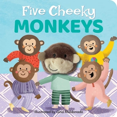 Five Cheeky Monkeys: Finger Puppet Book by Maldonado, Gina