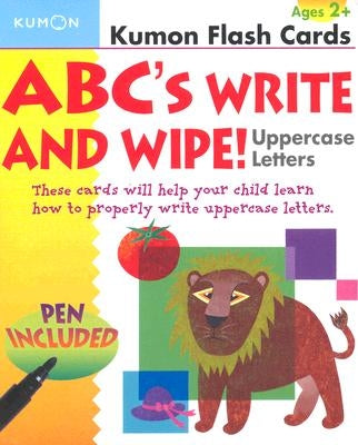 Kumon ABCs Write & Wipe! Uppercase Letters [With Pen] by Kumon Publishing