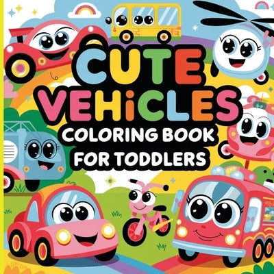 Cute Vehicles Coloring Book for Toddlers: Car Coloring Book for Boys by Bidden, Laura