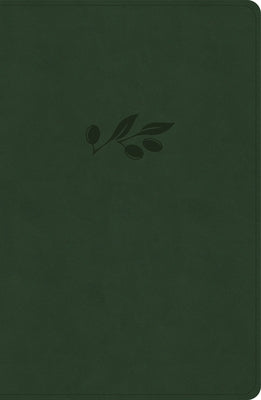 CSB Personal Size Giant Print Bible, Olive Leathertouch, Indexed by Csb Bibles by Holman