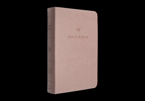 ESV Large Print Personal Size Bible, Red Letter (Trutone, Blush Rose) by 