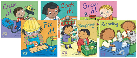 Helping Hands Board Book Set of 6 by Stockham, Jess