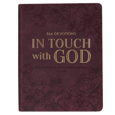 Devotional in Touch with God Brown Flexcover Jan. by Christian Art Gifts