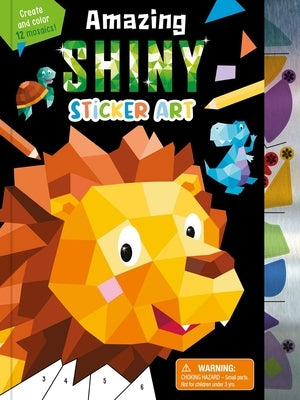 Amazing Shiny Sticker Art: Create and Color 12 Mosaics! by Igloobooks