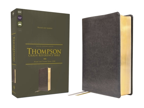 Esv, Thompson Chain-Reference Bible, Leathersoft, Gray, Red Letter by Thompson, Frank Charles