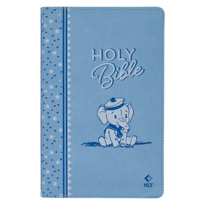 NLT Keepsake Holy Bible for Baby Boys Baptism Easter, New Living Translation, Blue by Christian Art Gifts