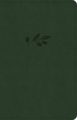 NASB Personal Size Bible, Olive Leathertouch by Holman Bible Publishers