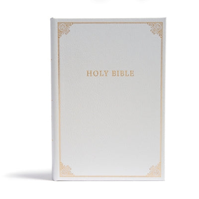 CSB Family Bible, White Bonded Leather Over Board: Holy Bible by Csb Bibles by Holman