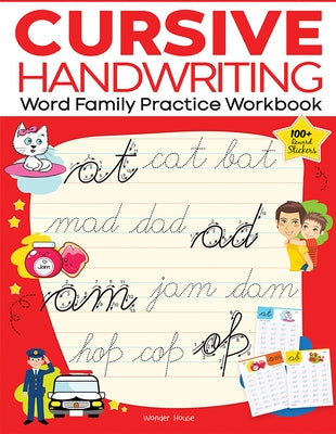 Cursive Handwriting: Word Family: Practice Workbook for Children by Wonder House Books