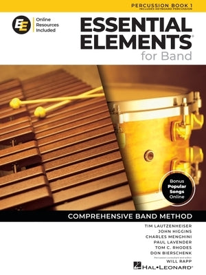Essential Elements for Band - Percussion/Keyboard Percussion Book 1 Online Resources by Lautzenheiser, Tim