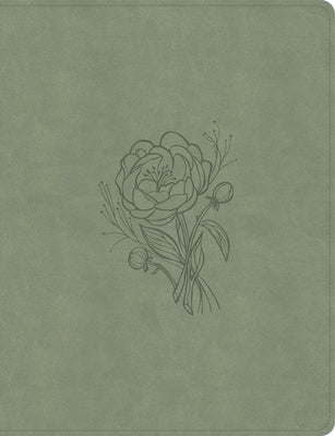 KJV Notetaking Bible, Large Print Edition, Sage Suedesoft Leathertouch by Holman Bible Publishers