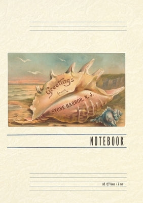 Vintage Lined Notebook Greetings from Stone Harbor, New Jersey by Found Image Press