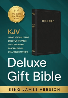 KJV Holy Bible: Deluxe Gift Bible - Black Bonded Leather: King James Version Bible by Global Publishing Partners