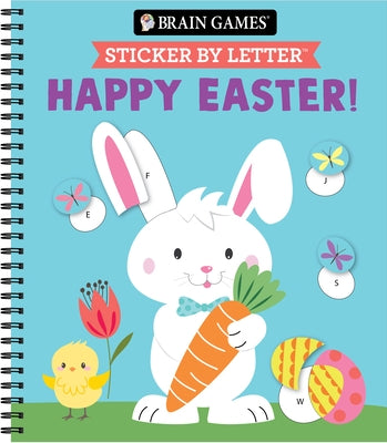 Brain Games - Sticker by Letter - Happy Easter! by Publications International Ltd