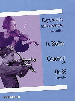 Concerto in D, Op. 36: Easy Concertos and Concertinos Series for Violin and Piano by Rieding, Oscar