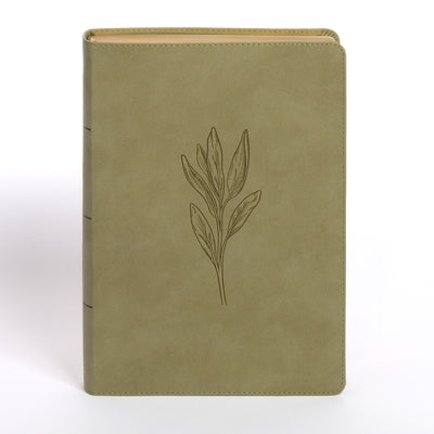 NASB Super Giant Print Reference Bible, Sage Suedesoft Leathertouch by Holman Bible Publishers