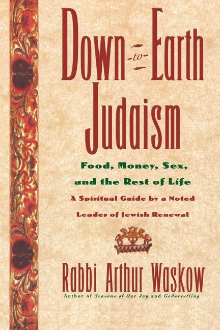 Down-To-Earth Judaism: Food, Money, Sex, and the Rest of Life by Waskow, Arthur