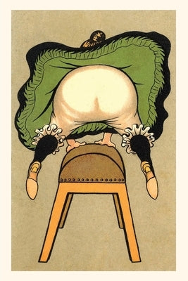 Vintage Journal Woman Jumping Over Vault horse by Found Image Press