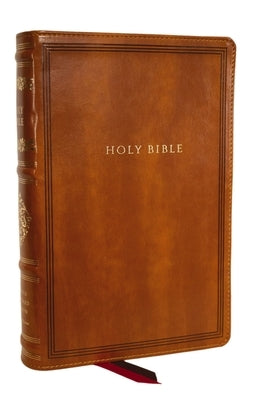RSV Personal Size Bible with Cross References, Brown Leathersoft, (Sovereign Collection) by Thomas Nelson