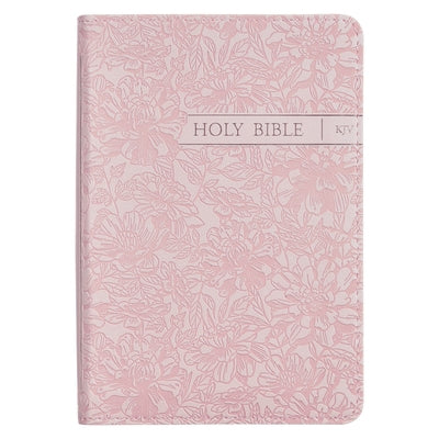 KJV Bible Mini Pocket Faux Leather, Pink by Christian Art Gifts