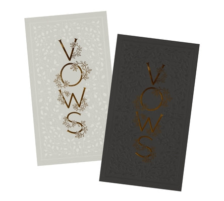 Wedding Vows Book: A Set of Heirloom-Quality Vow Books with Foil Accents and Hand Drawn Illustrations by Herold, Korie