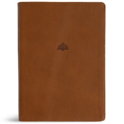 CSB Women's Study Bible, Saddle Brown Genuine Leather by Dan Laing, Stefana