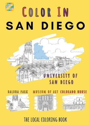 San Diego Coloring Book by Colour Your Streets