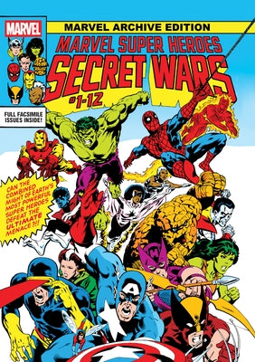 Marvel Archive Edition: Marvel Super Heroes Secret Wars Gallery Edition Mike Zeck Original First Issue Cover by Shooter, Jim