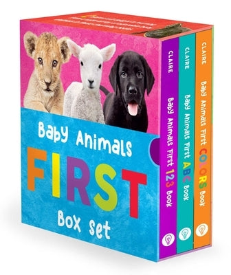 Baby Animals First Box Set: 123, Abc, Colors by Claire, Alexandra