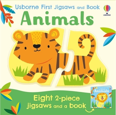 Usborne First Jigsaws and Book: Animals by Oldham, Matthew